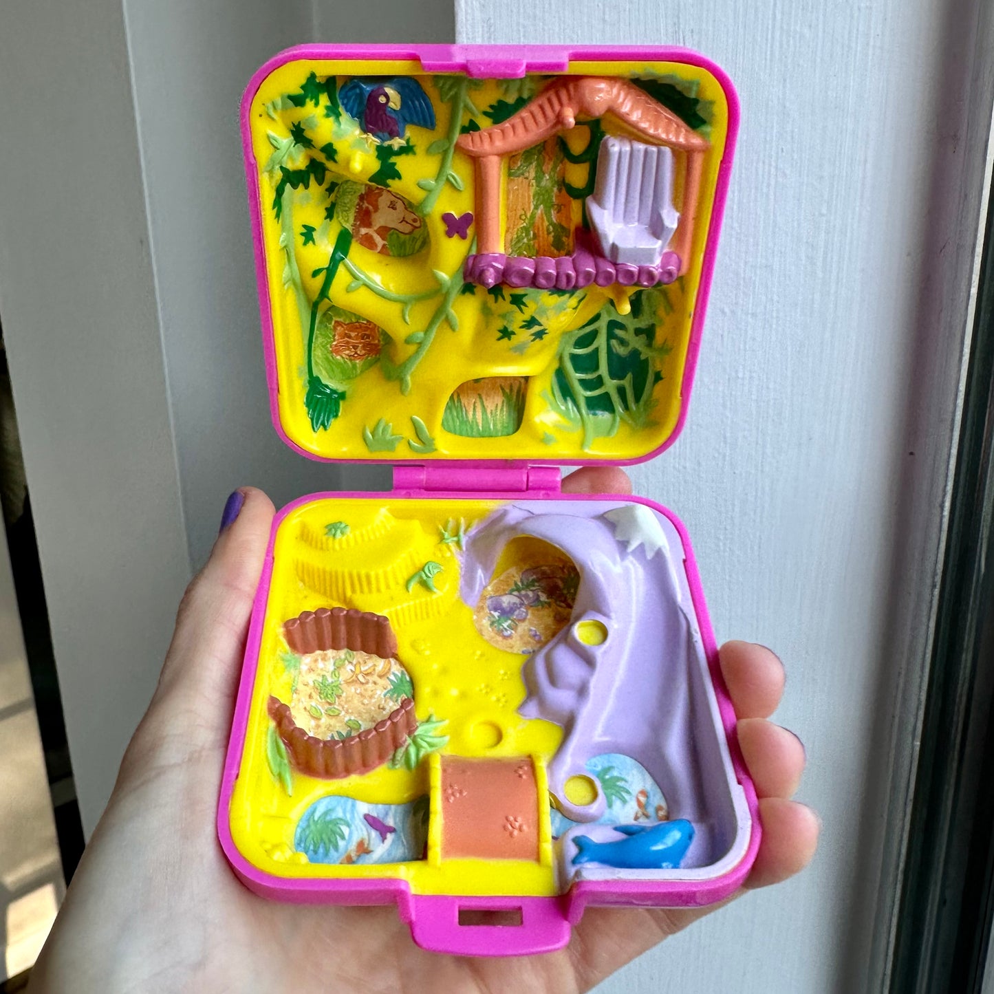 1989 Polly Pocket Wild Zoo World Compact