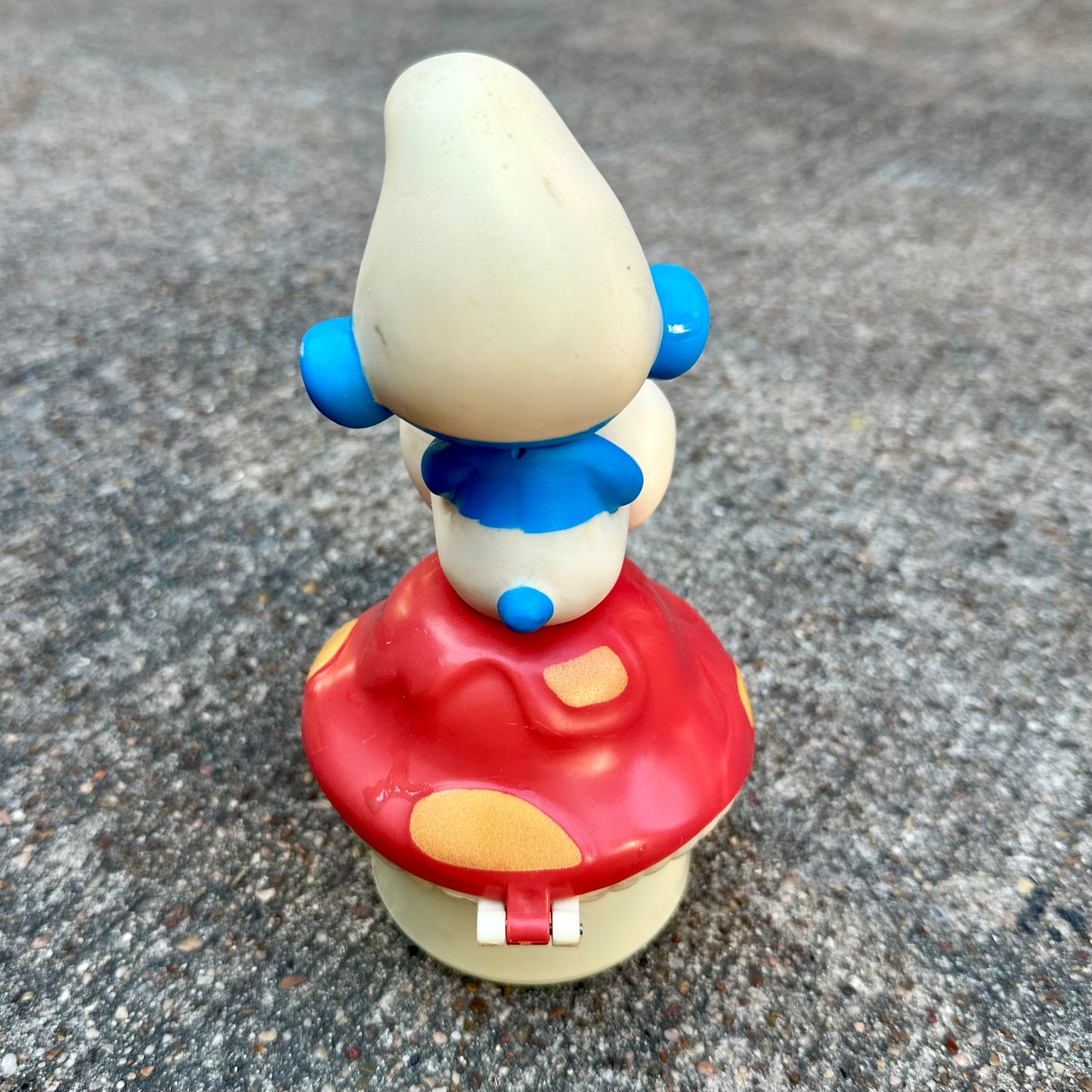 1982 Smurfs Musical Jewelry Box