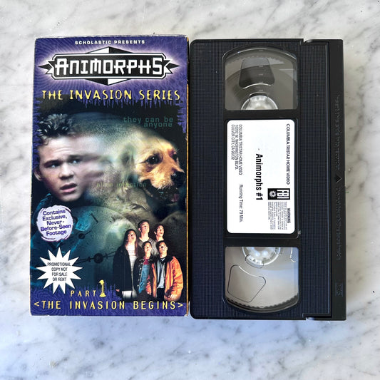 1996 Animorphs “The Invasion Series” Promo VHS