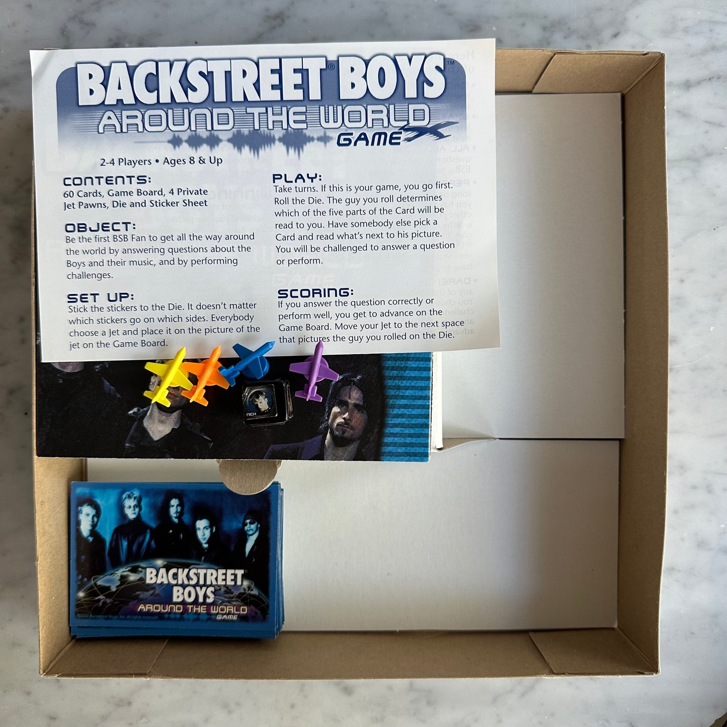 2000 Backstreet Boys Around The World Game