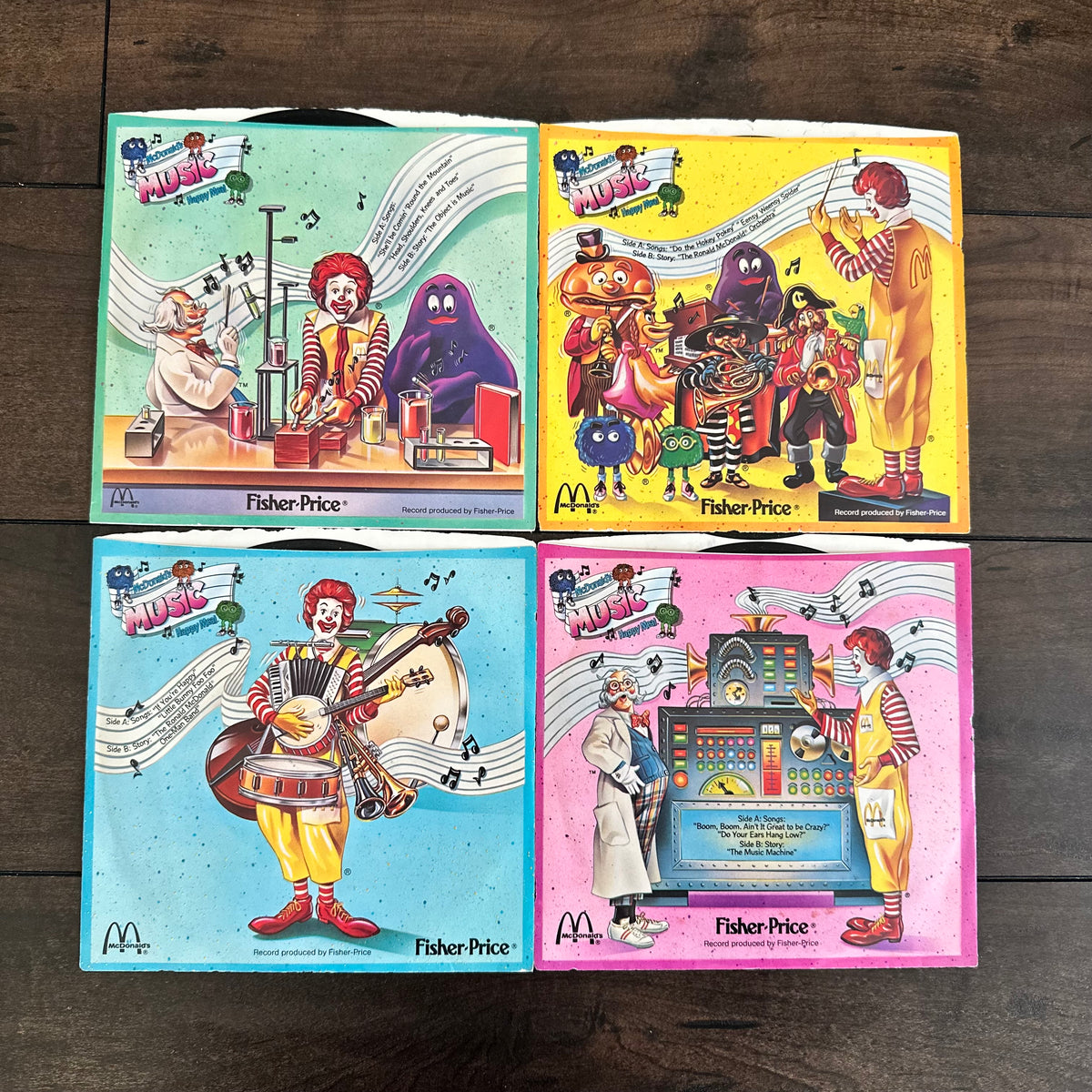 1985 McDonald’s Music Album Lot