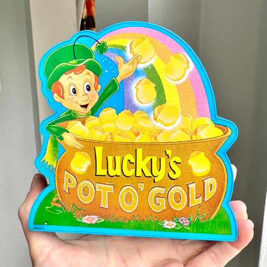 90’s Lucky Charms "Lucky's Pot O' Gold" Coin Bank