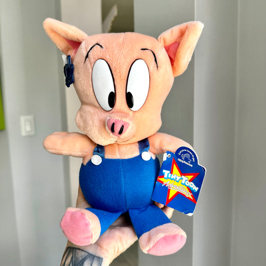 1990s Tiny Toon Adventures “Hamton J. Pig “ Plush