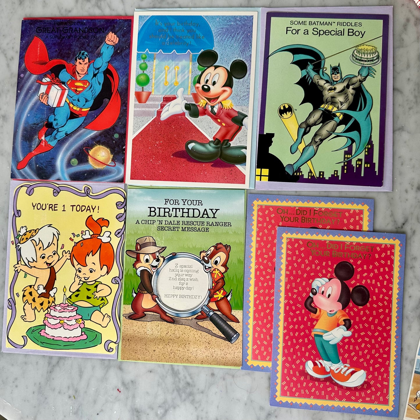 80’s Greeting Card and Sticker Lot