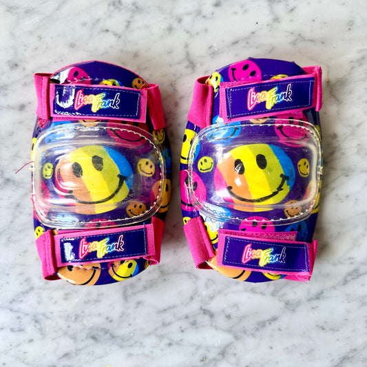 90’s Lisa Frank Smiley Face Knee Pads