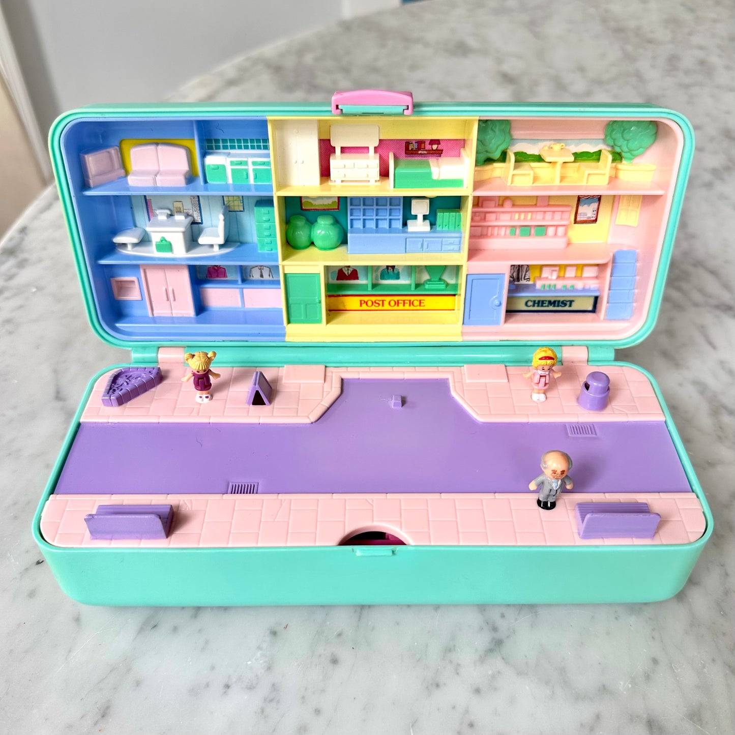 1989 Polly Pocket High Street Money Box Trinket Box
