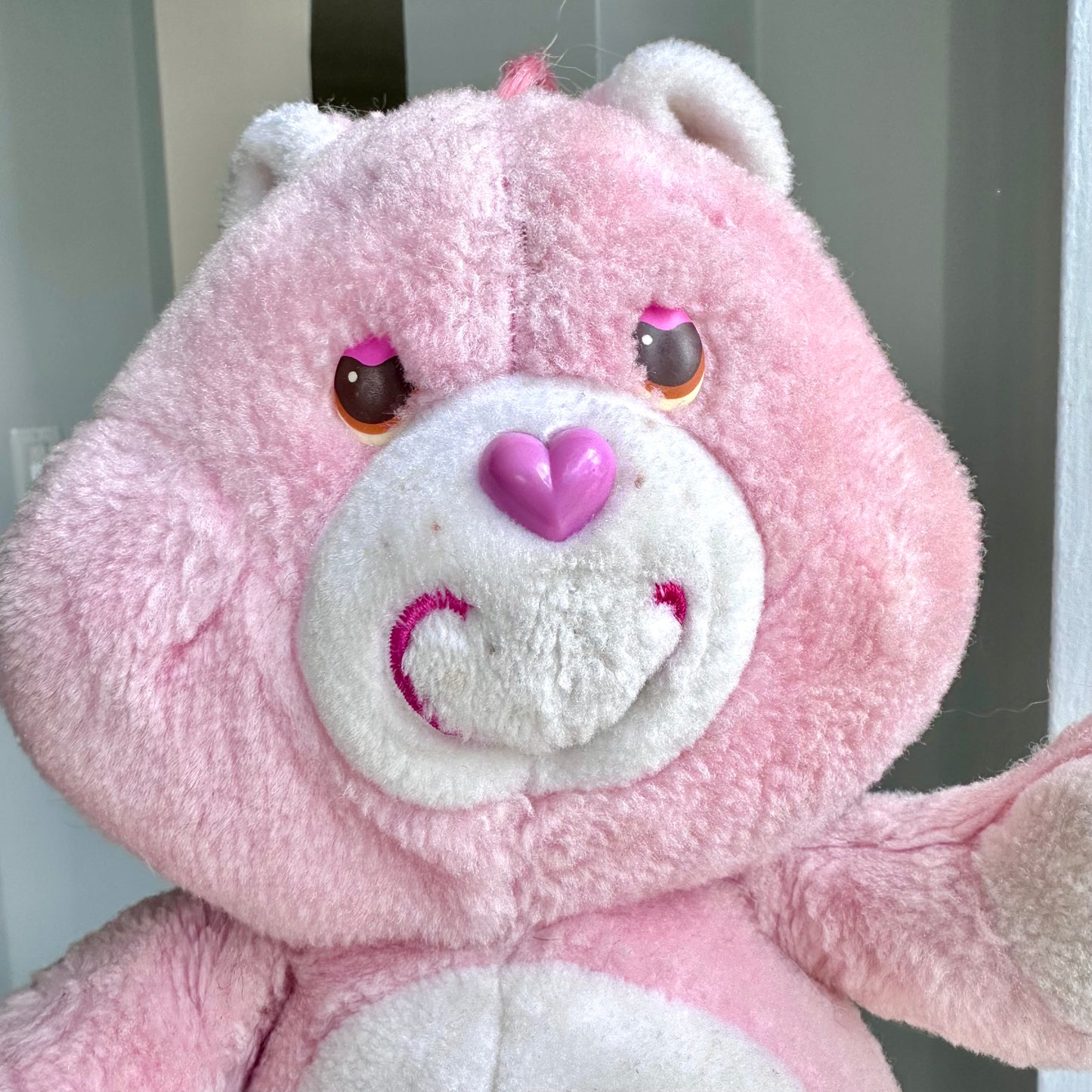 1983 Care Bears Love-A-Lot Plush Bear