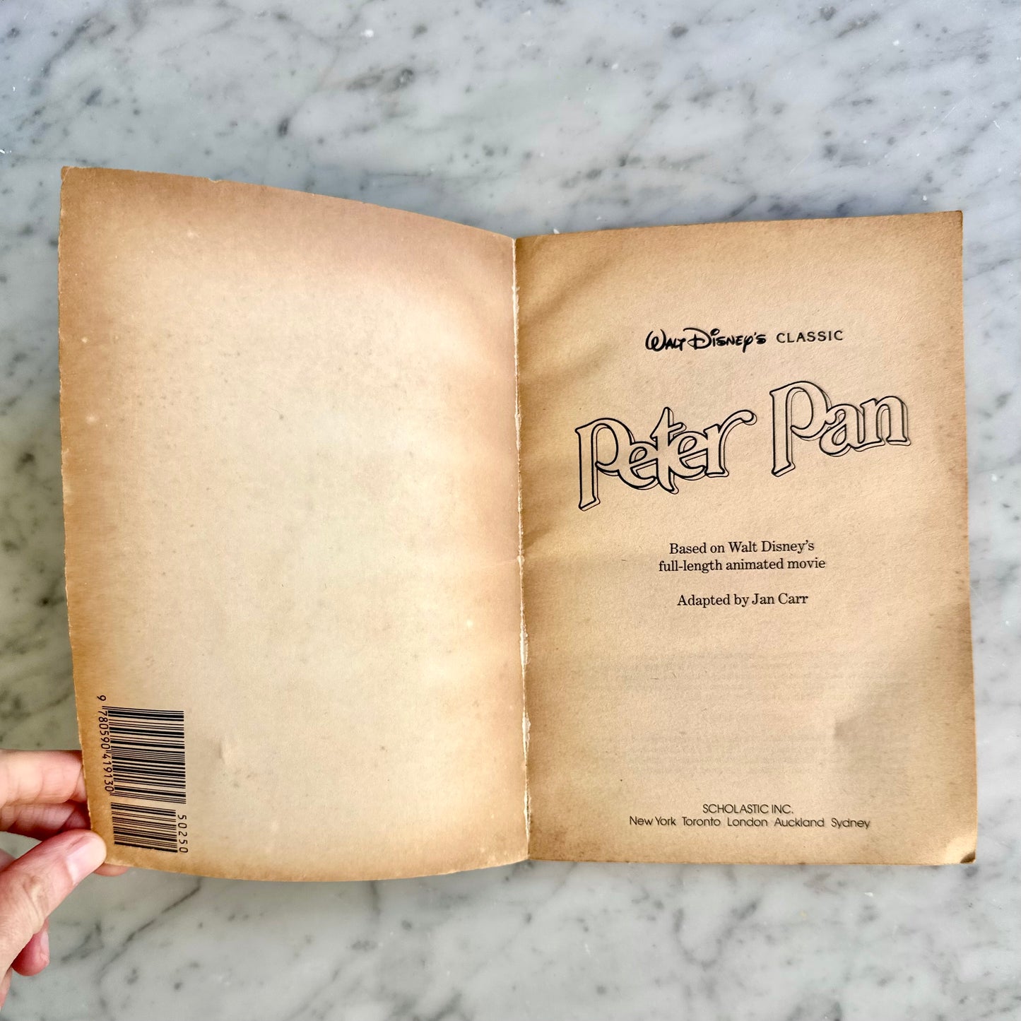 Vintage Disney’s Peter Pan Book
