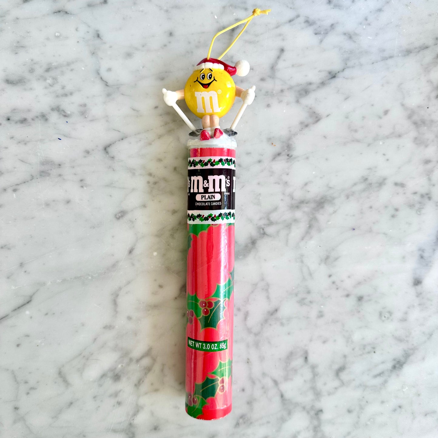 1991 Holiday M&M Candy Tube