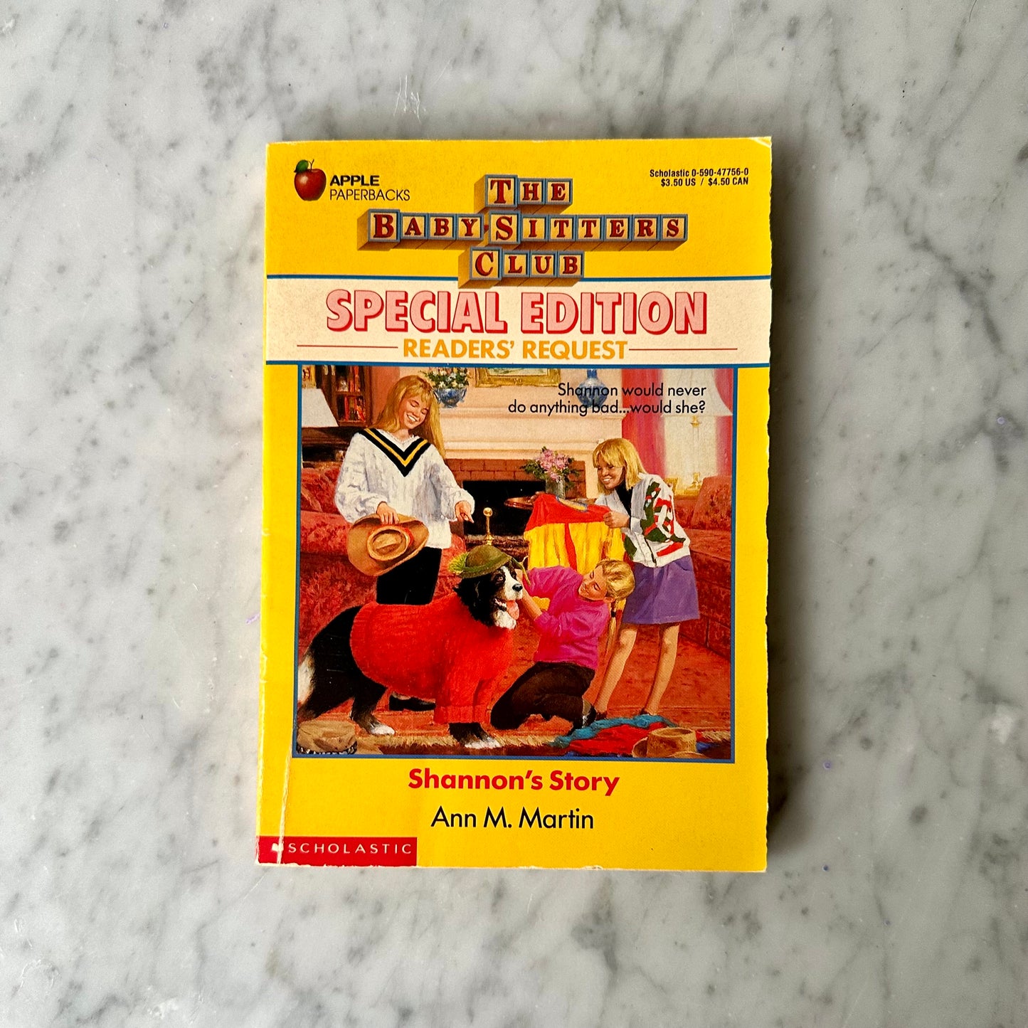 The Babysitters Club Special Edition “Shannon’s Story” Book