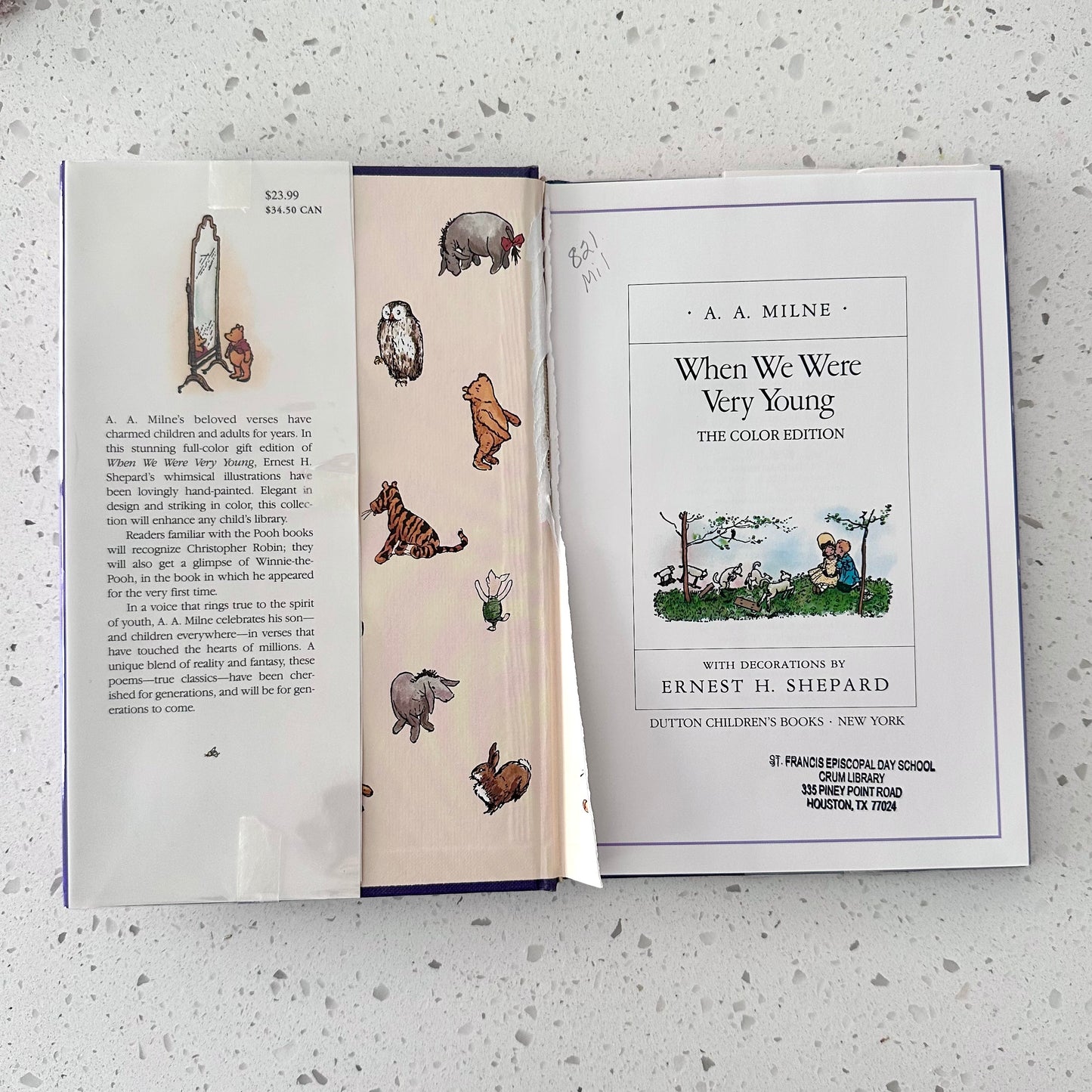 A. A. Milne When We Were Very Young Book