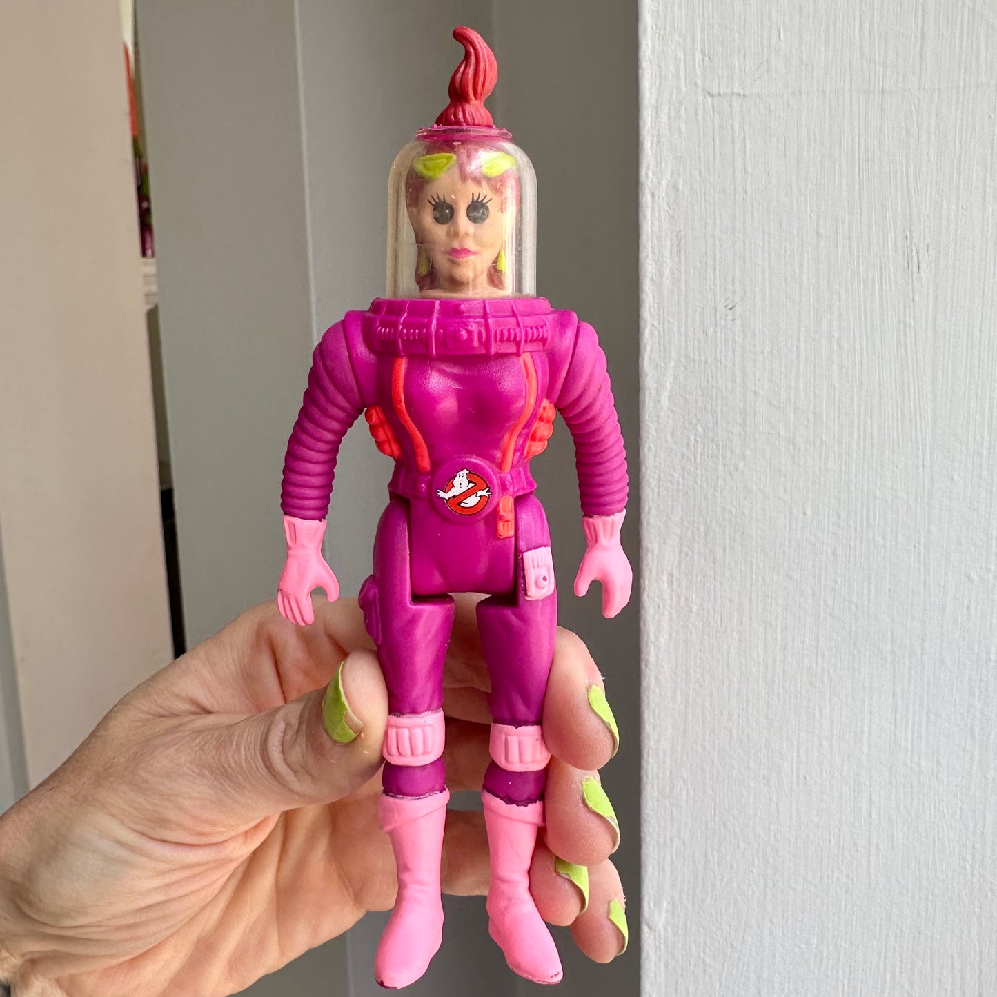 1989 The Real Ghostbusters Super Fright Features Janine Action Figure