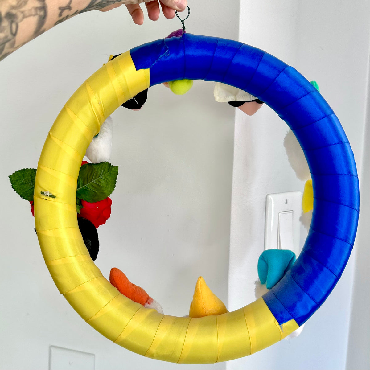 Vintage Snow White Wreath