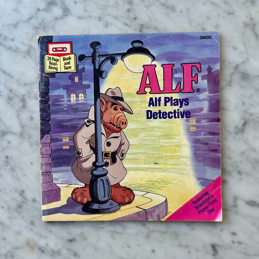 80’s ALF “ALF Plays Detective” Book