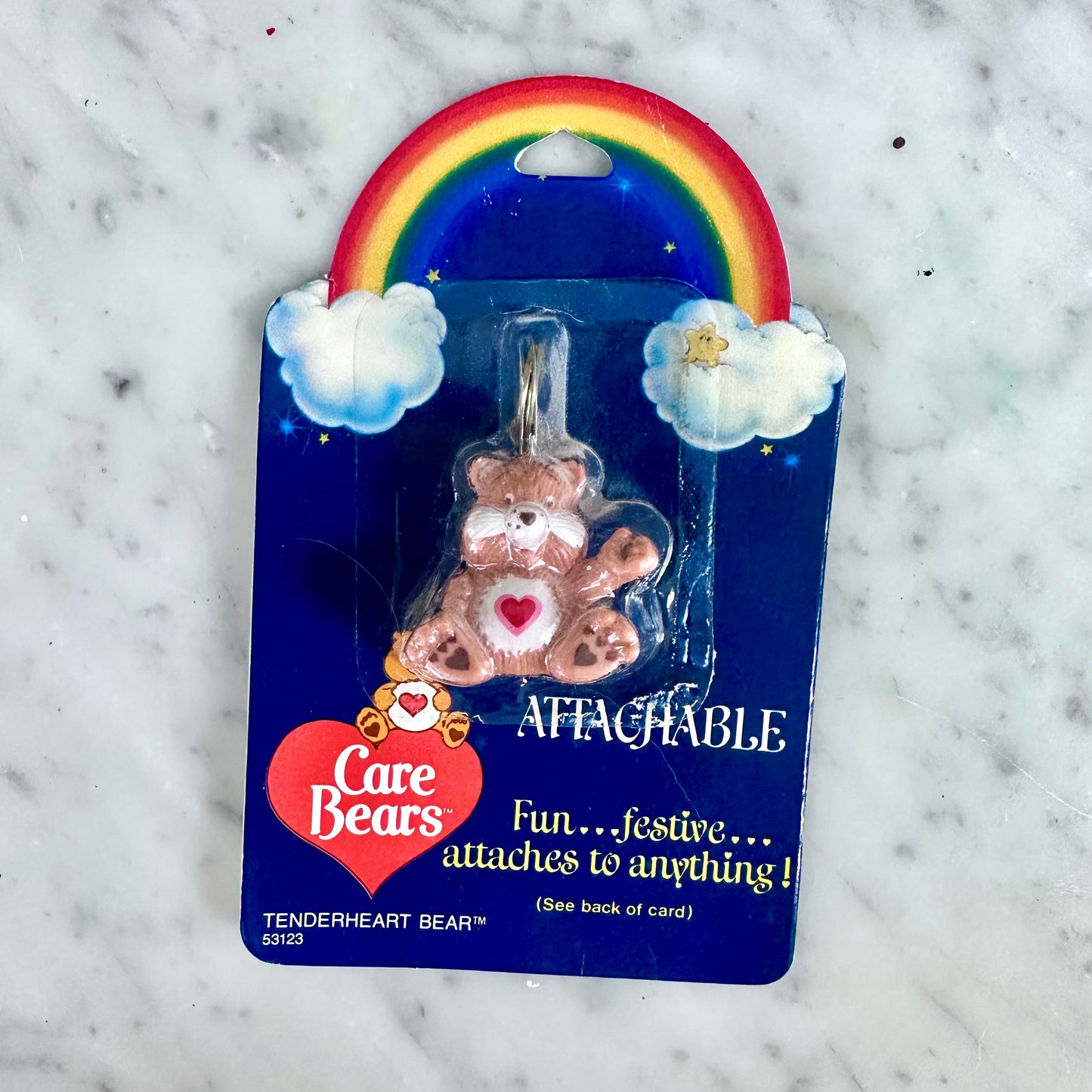 80’s Care Bears Attachable “Tenderheart Bear”