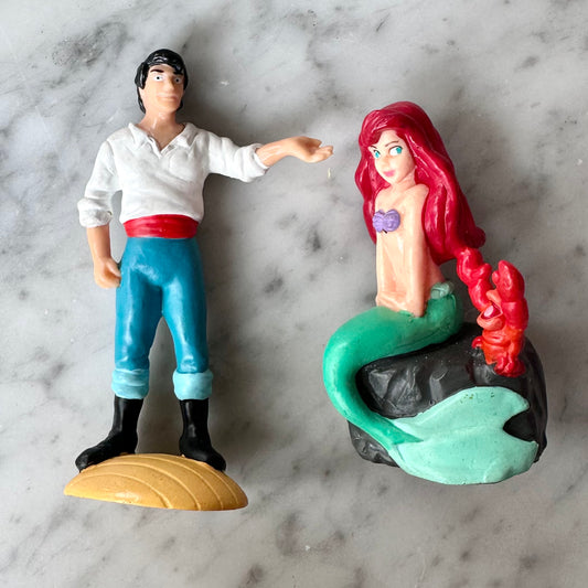 90’s Ariel & Prince Eric PVC Figures