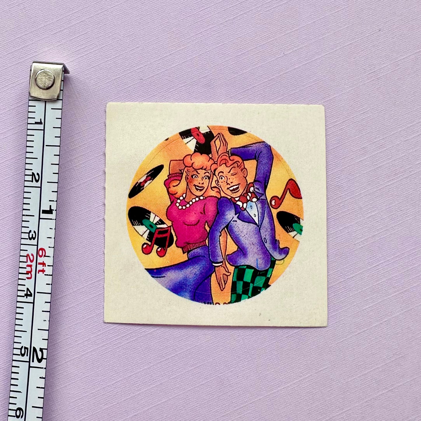 80’s Lisa Frank Dancing Sticker