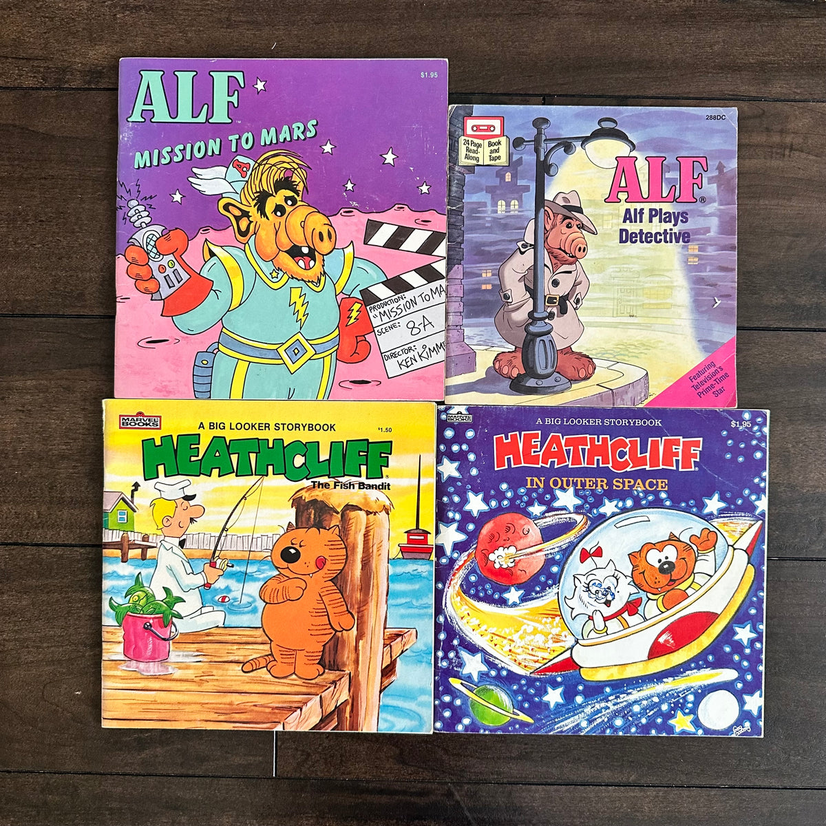 80’s ALF and Heathcliff Book Lot