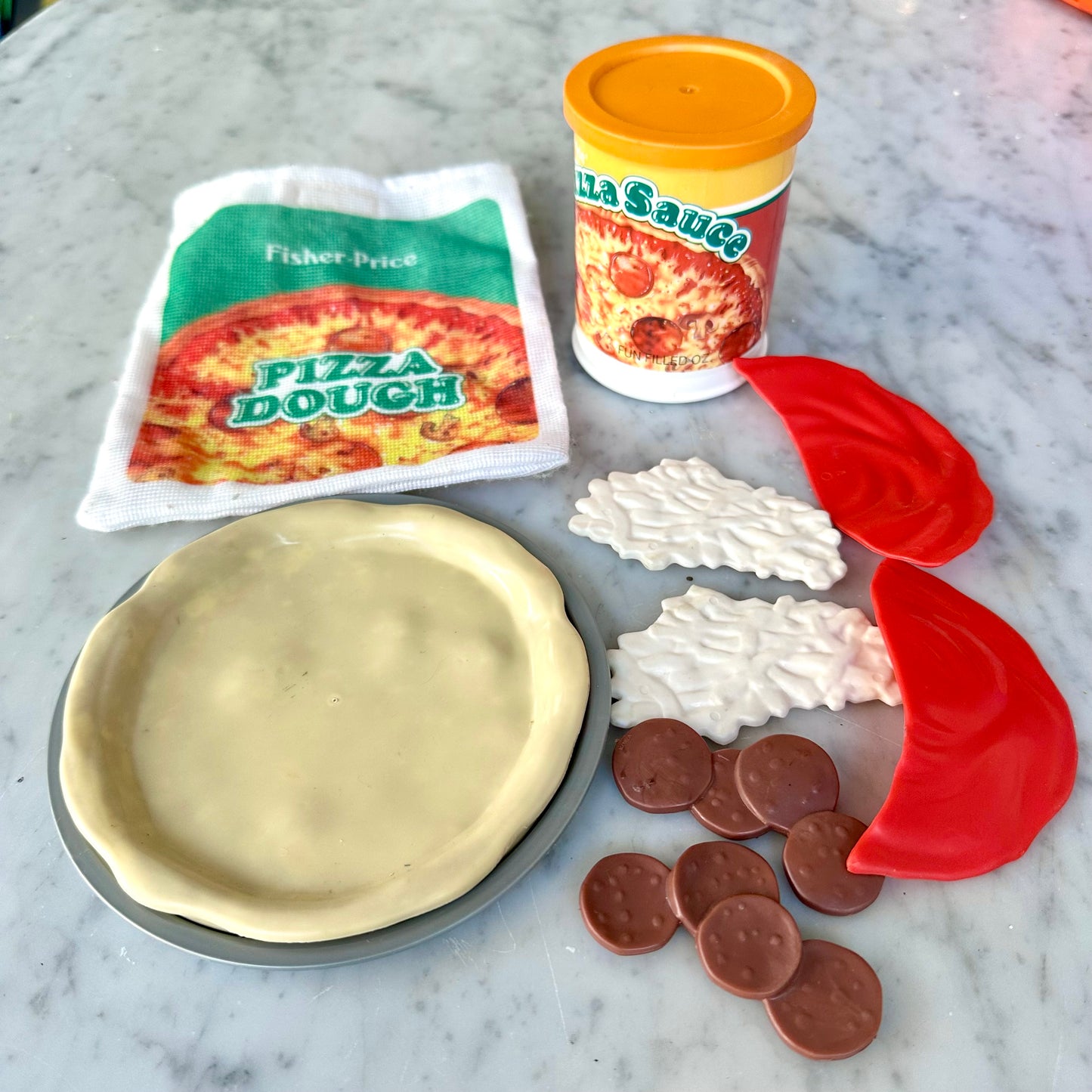 80’s Fisher Price “Fun With Food” Homemade Pizza