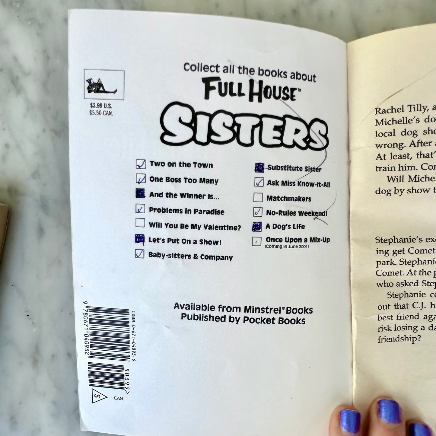 90’s Full House Sisters Books