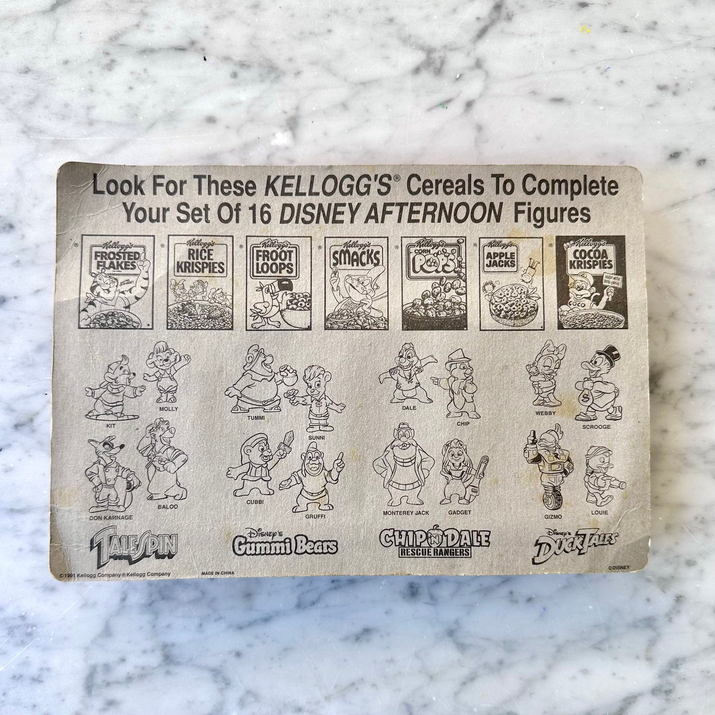 1991 Disney Afternoon Figures