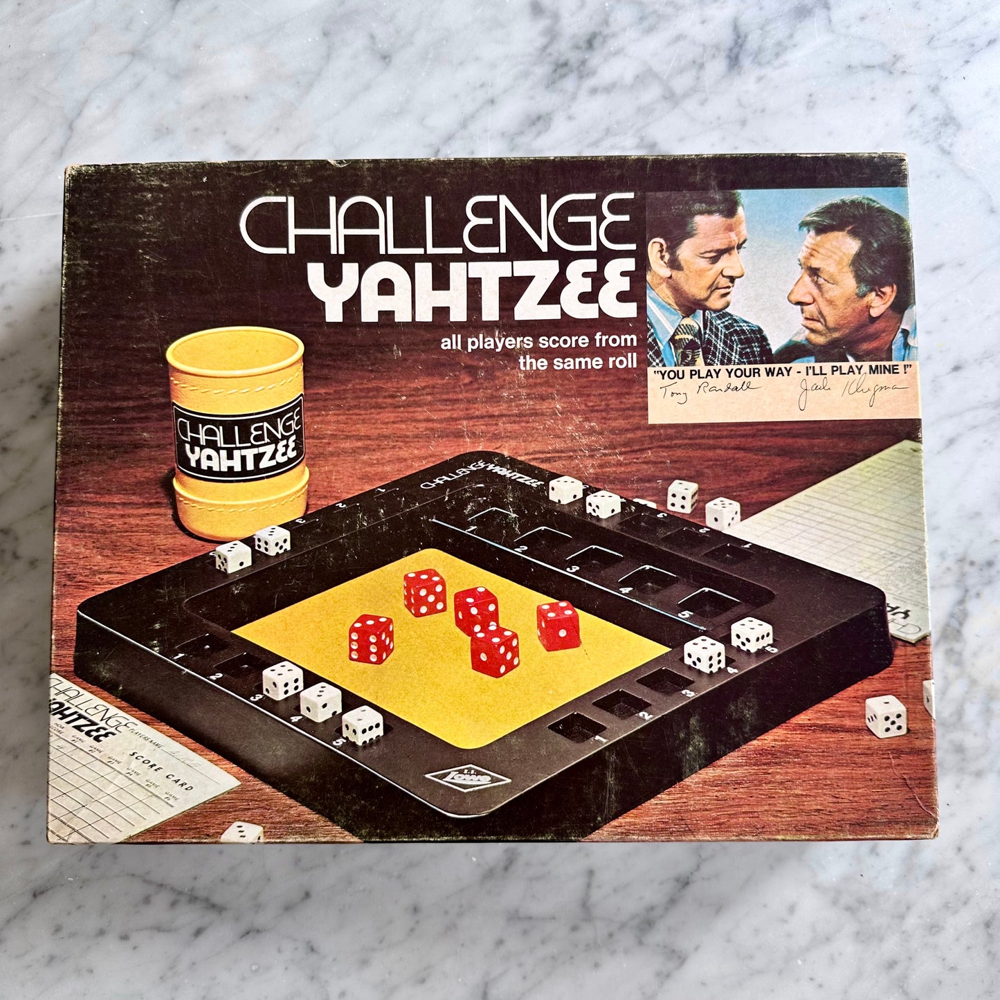 1974 Challenge Yahtzee Board Game
