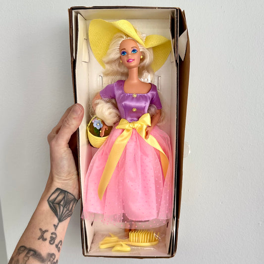 1995 Avon Spring Blossom Barbie 1st Edition