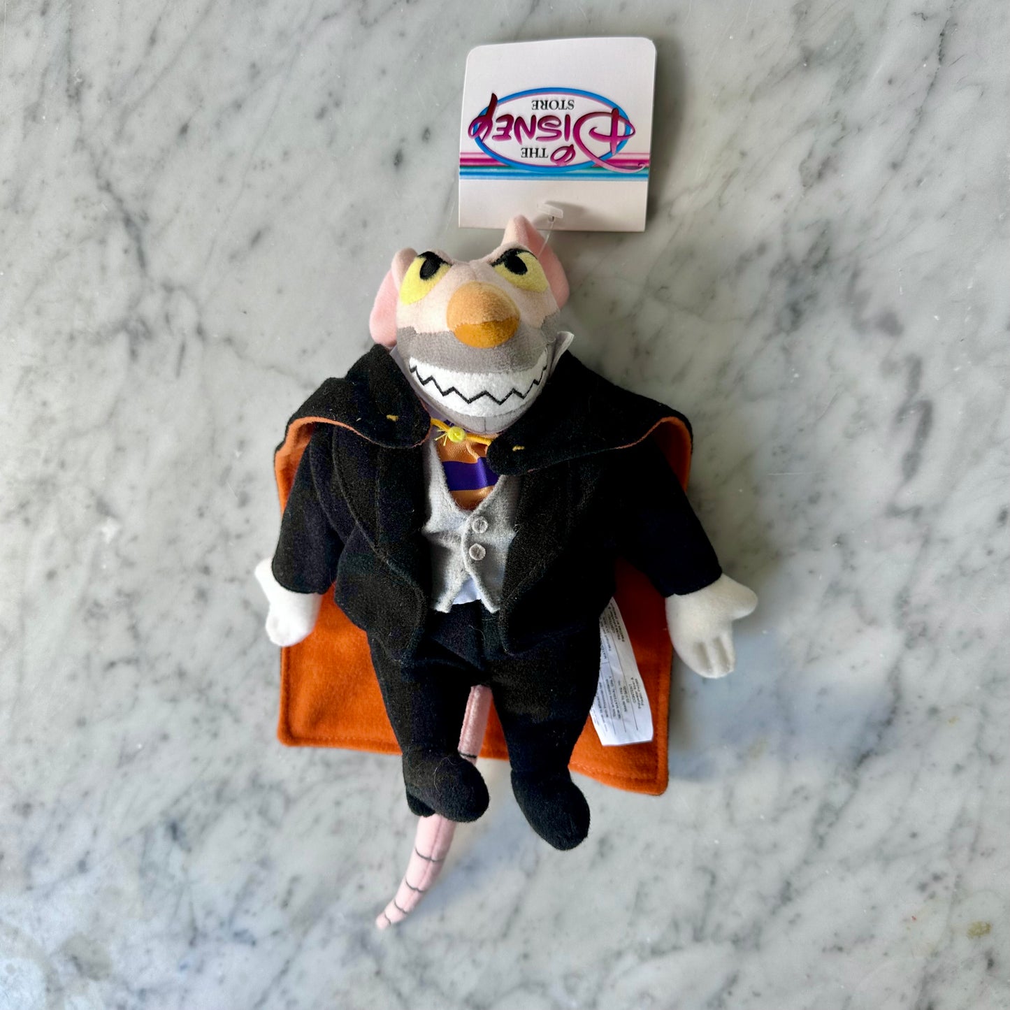 90’s Disney Store Professor Ratagan Beanie Plush