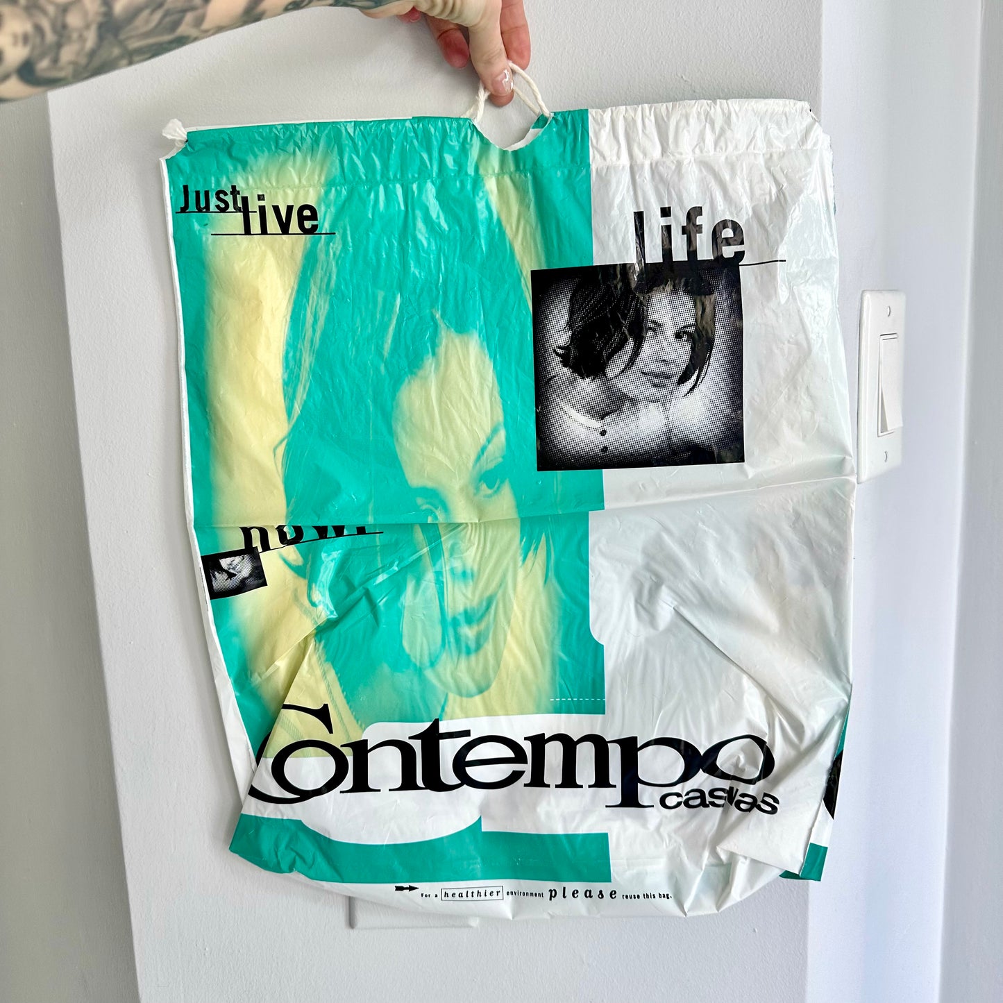 Vintage Contempo Shopping Bag