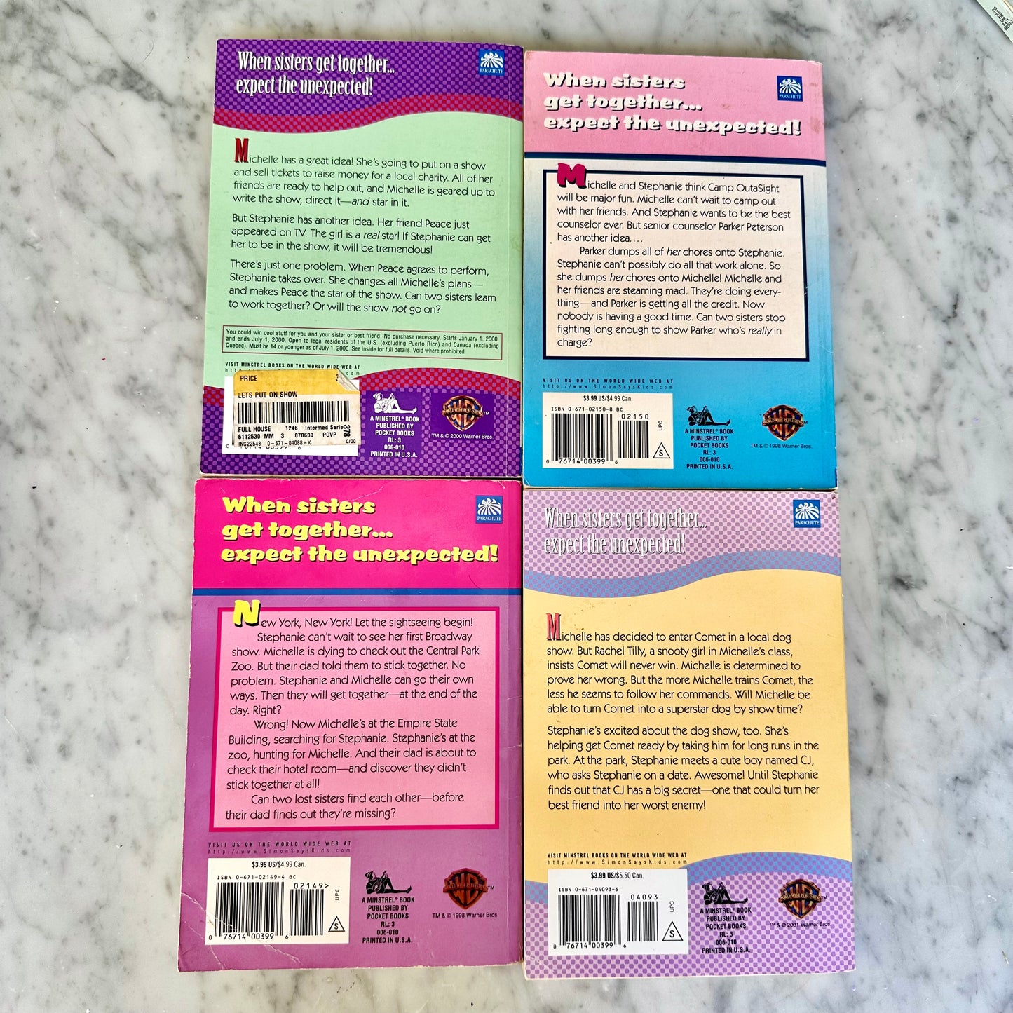 90’s Full House Sisters Books