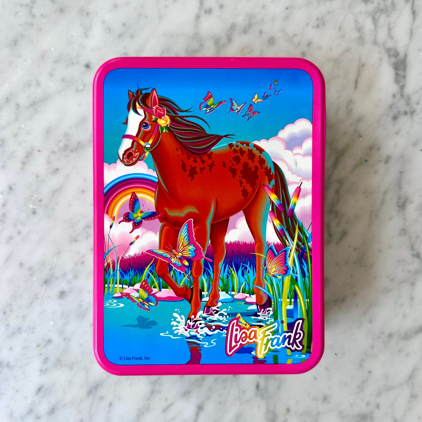 90’s Lisa Frank Rainbow Chaser Tin