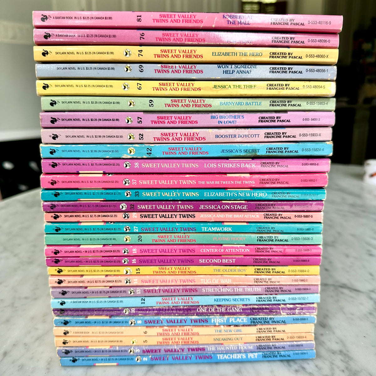 Vintage Sweet Valley Twins Book Lot