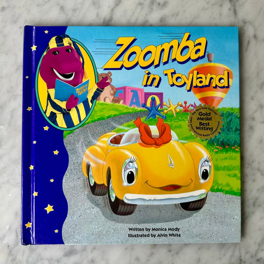90’s Barney “Zoomba In Toyland” Book