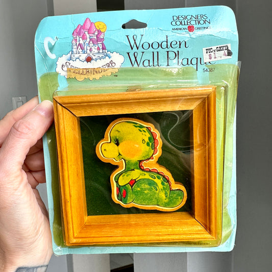 1988 American Greetings Spellbinders Wooden Wall Plaque