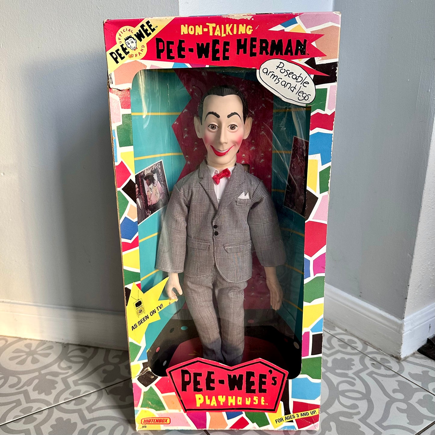1987 "Non-Talking" Pee-Wee Herman Doll