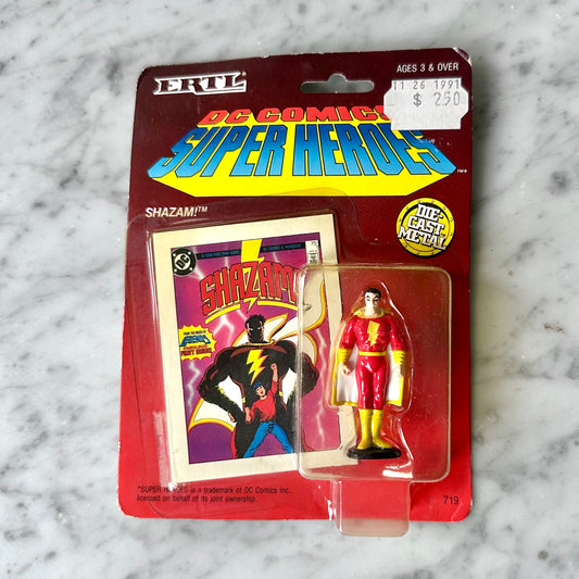 1990 ERTL Die Cast Shazam Figure New/Sealed