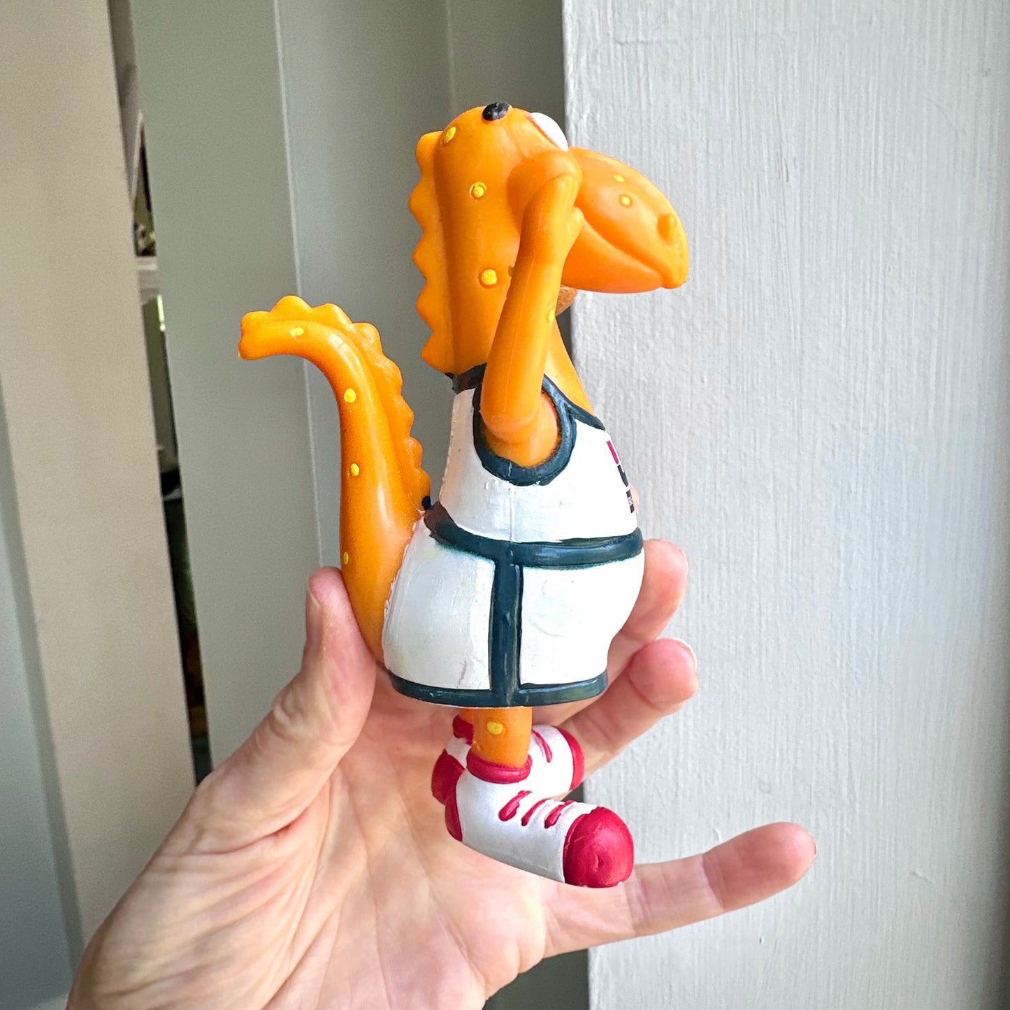 1992 Kraft Mac & Cheese "Cheesasaurus Rex" Bendable Figure