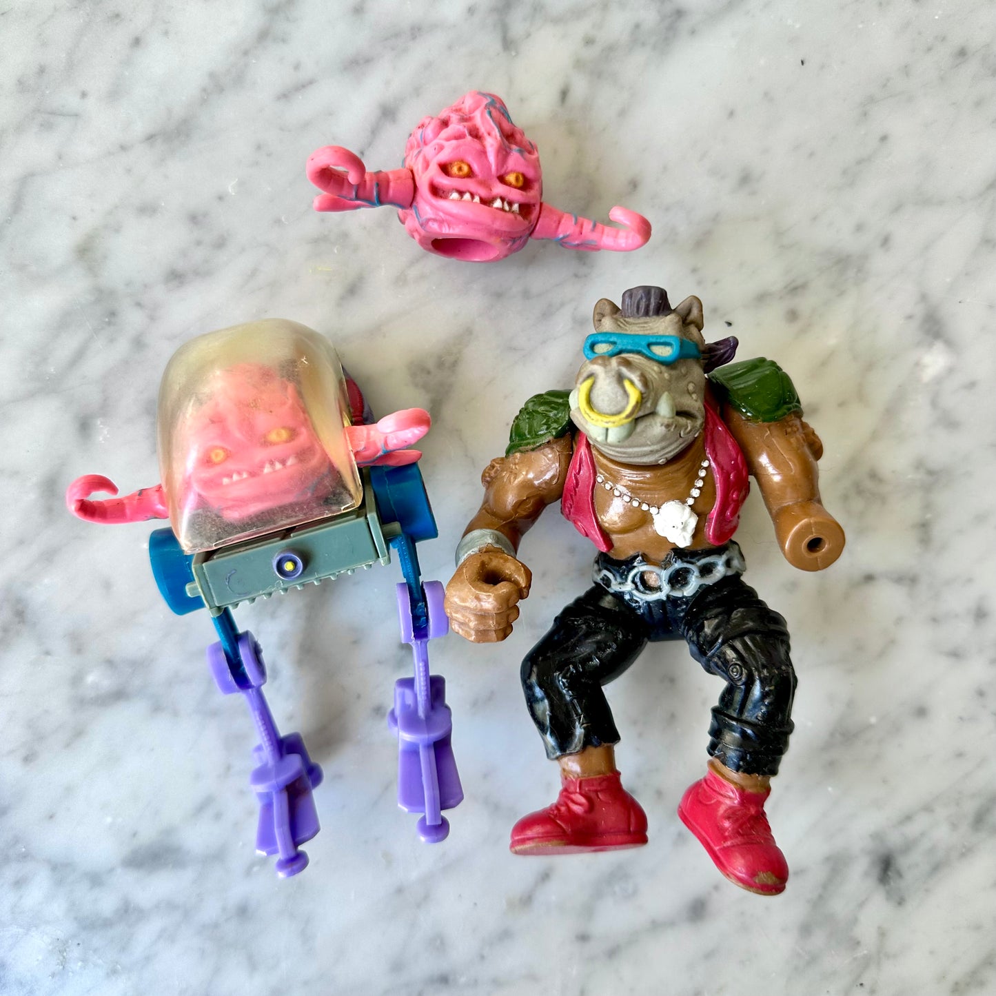 1989 TMNT Krang and Bebop Lot