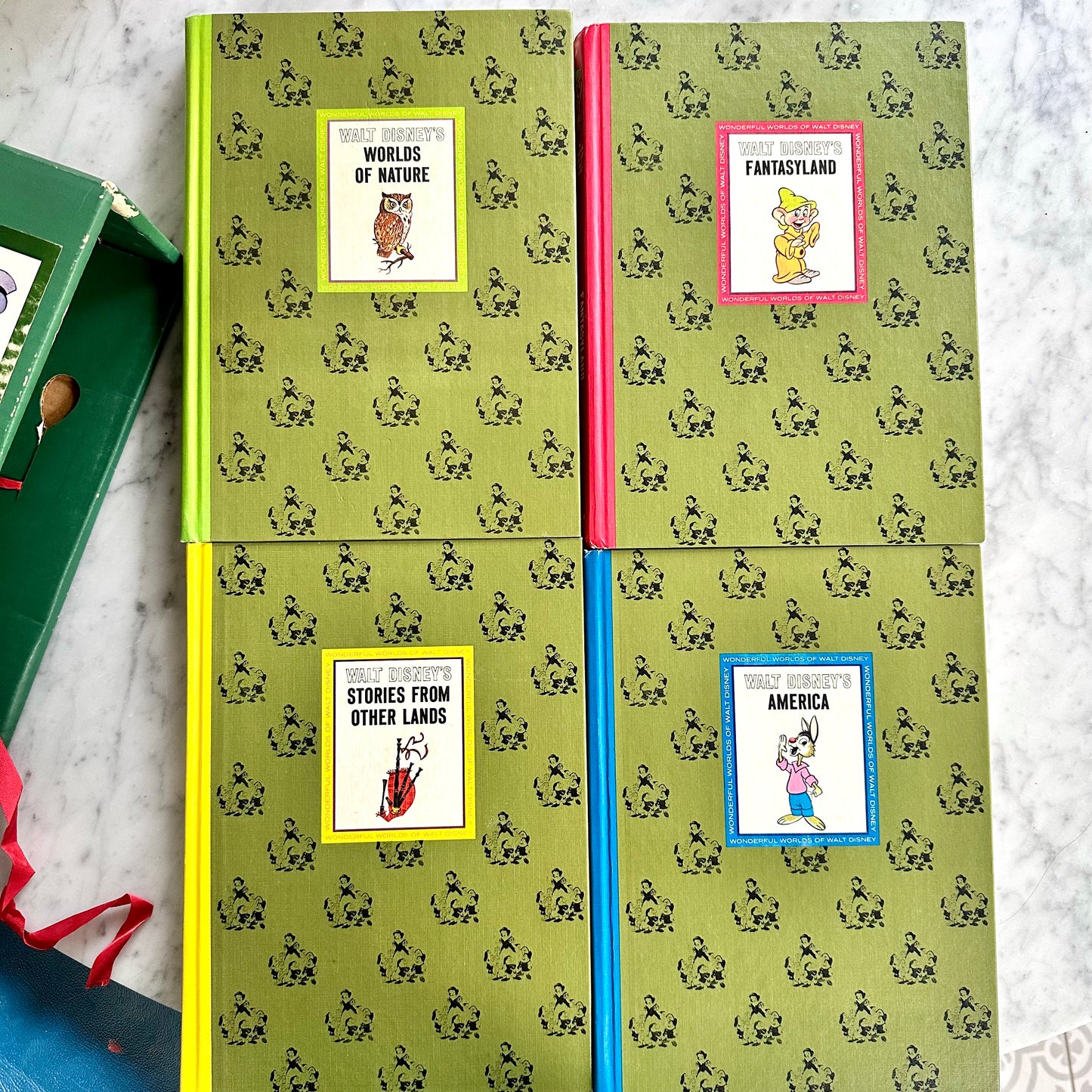 1965 The Wonderful Worlds of Walt Disney 4-book Box Set