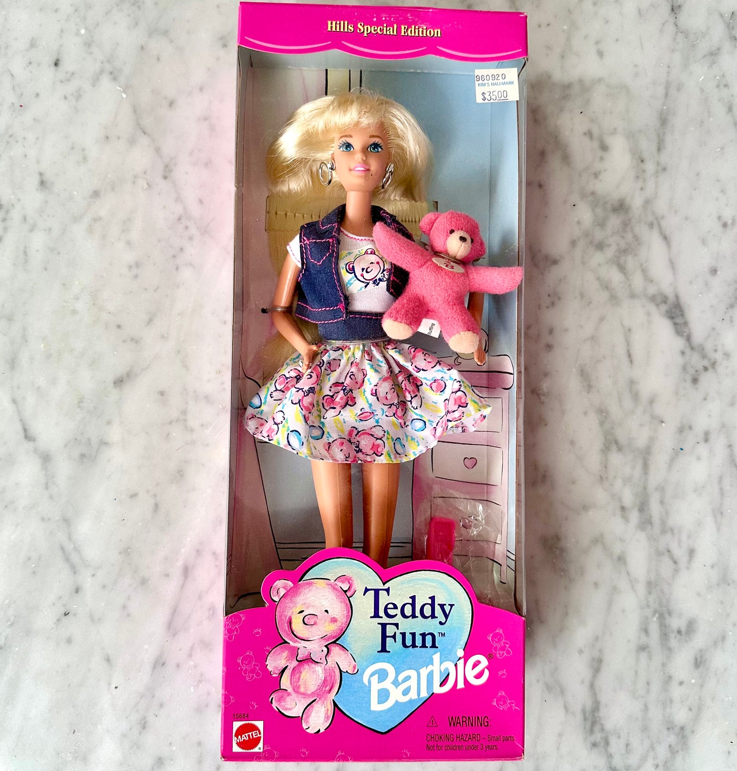 1996 Teddy Fun Barbie