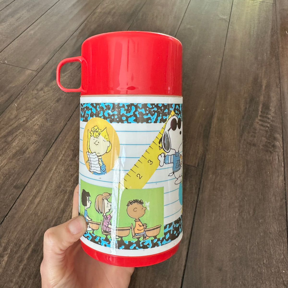 Vintage Peanuts "Joe Cool" Snoopy Thermos