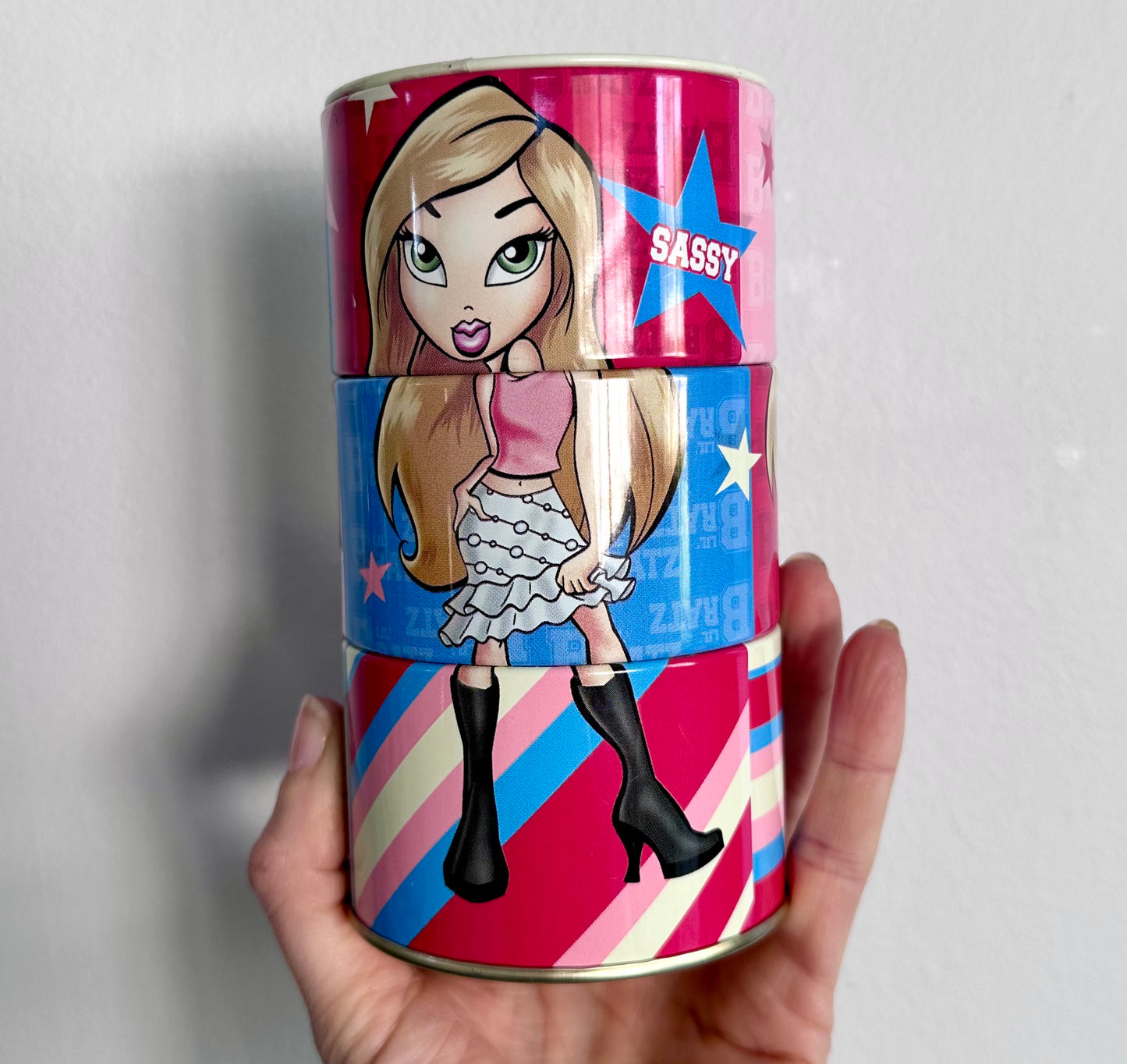 2004 Bratz Star Struck Candies Spinning Tin