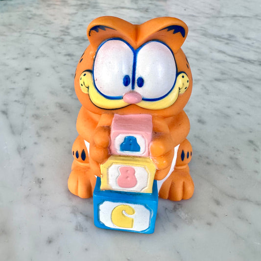 1990 Garfield Baby Squeaky Toy