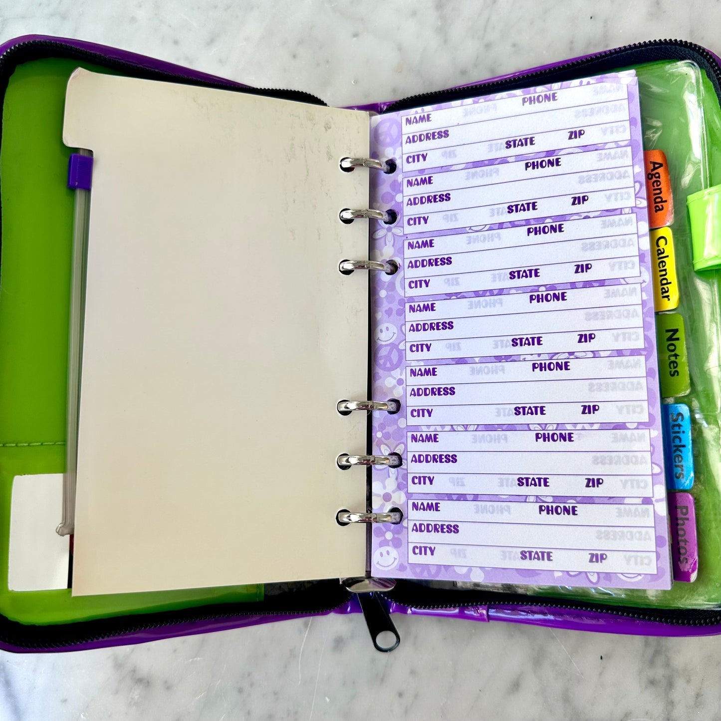 90’s Lisa Frank Blossom Bear Planner