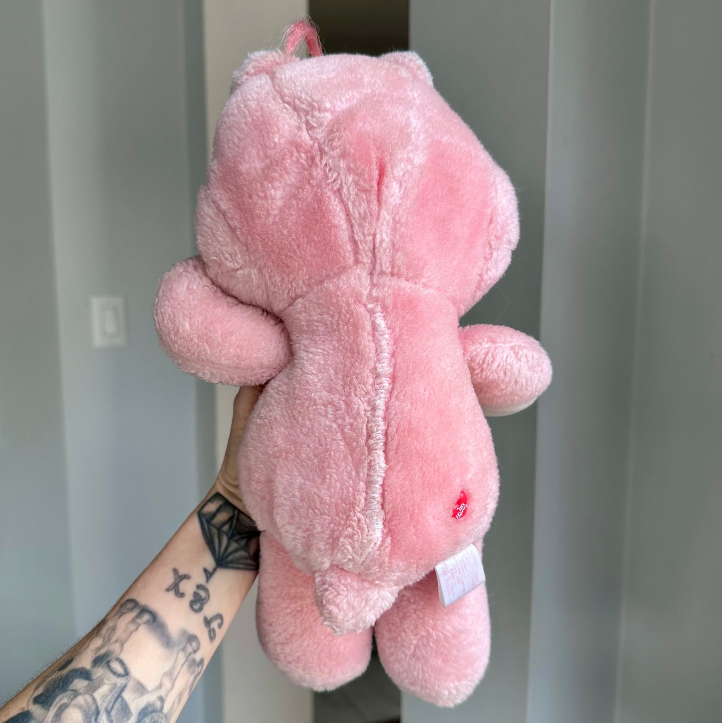 1983 Care Bears Love-A-Lot Plush Bear