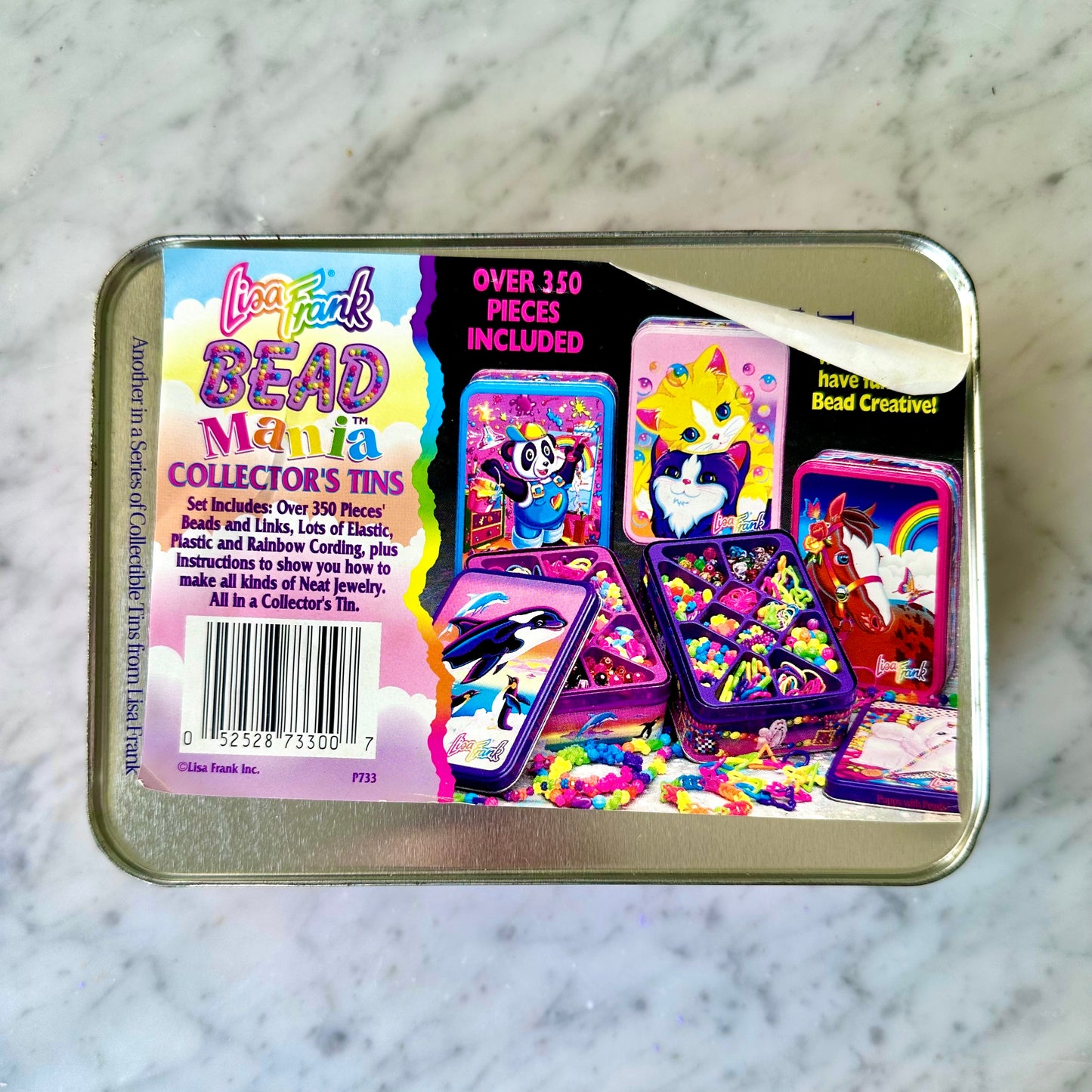 1990’s Lisa Frank Bubble Kittens Tin