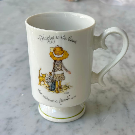 Vintage Holly Hobbie Porcelain Mug