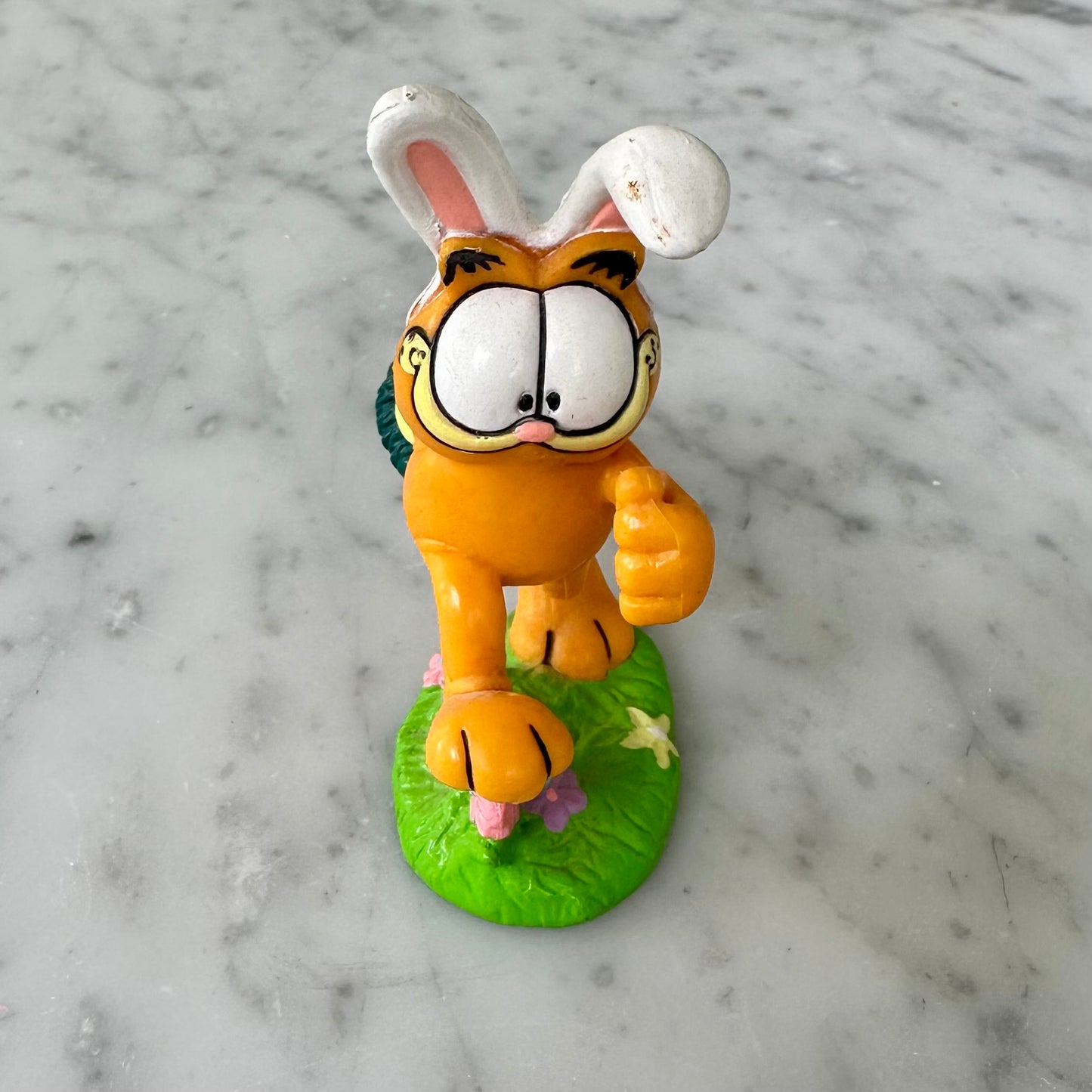 Vintage Garfield Easter Bunny Figure