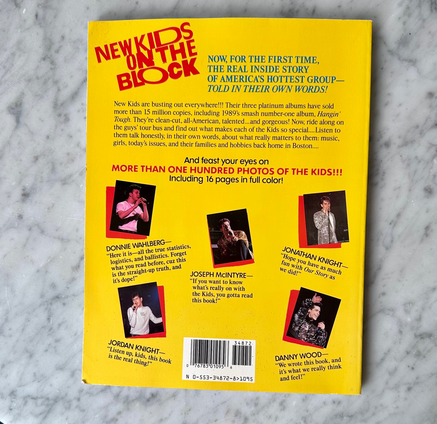 1990 Our Story NKOTB Book