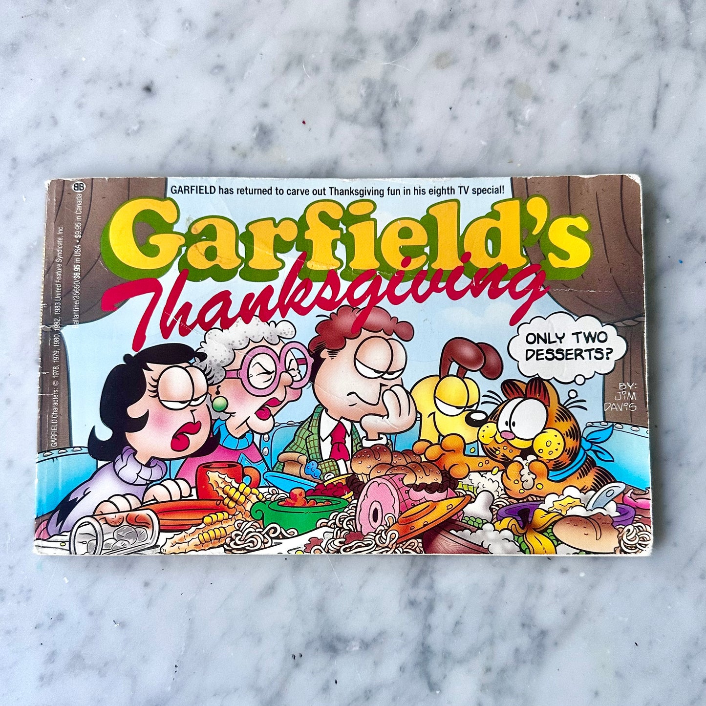 Vintage Garfield’s Thanksgiving Comic Book